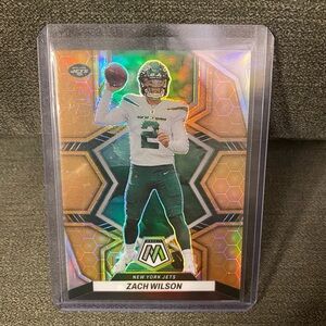 Mosaic Zach Wilson honeycomb case hit card sp rare!